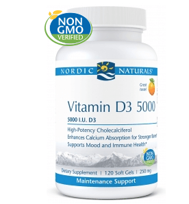 Vitamin D3 5000 - 120 softgels Default Category Nordic Naturals 