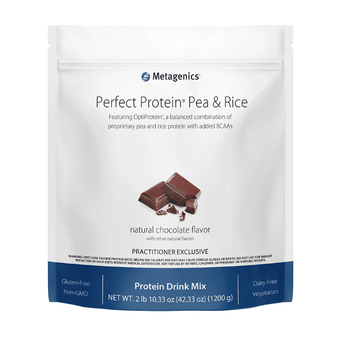 Perfect Protein Pea & Rice Powder Default Category Metagenics Chocolate 