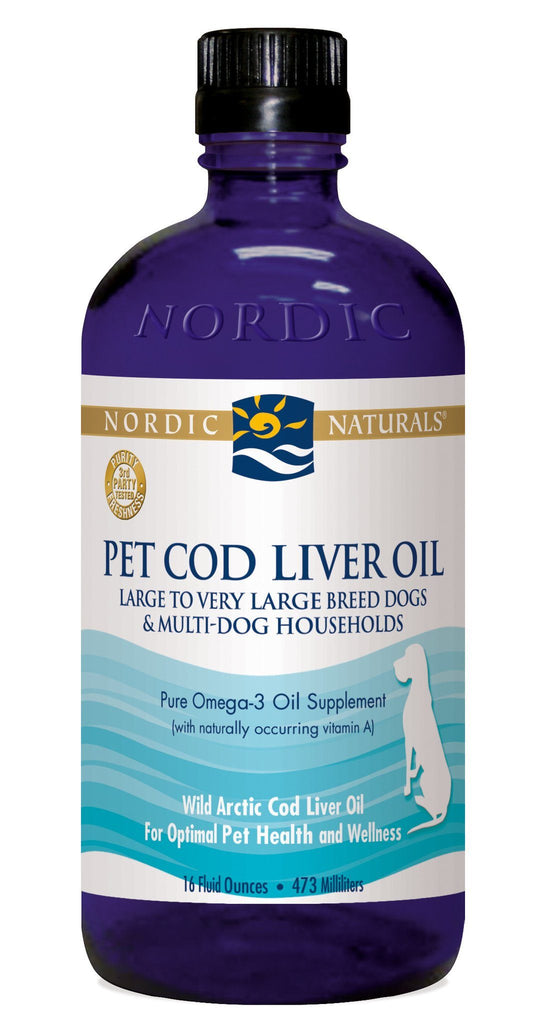 Pet Cod Liver Oil for Large to Very Large Breed Dogs & Multi-Dog Households -16 oz Default Category Nordic Naturals 16.0 fl oz 