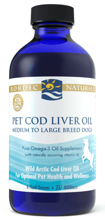 Pet Cod Liver Oil for Medium to Large Breed Dogs - 8 fl oz Default Category Nordic Naturals 