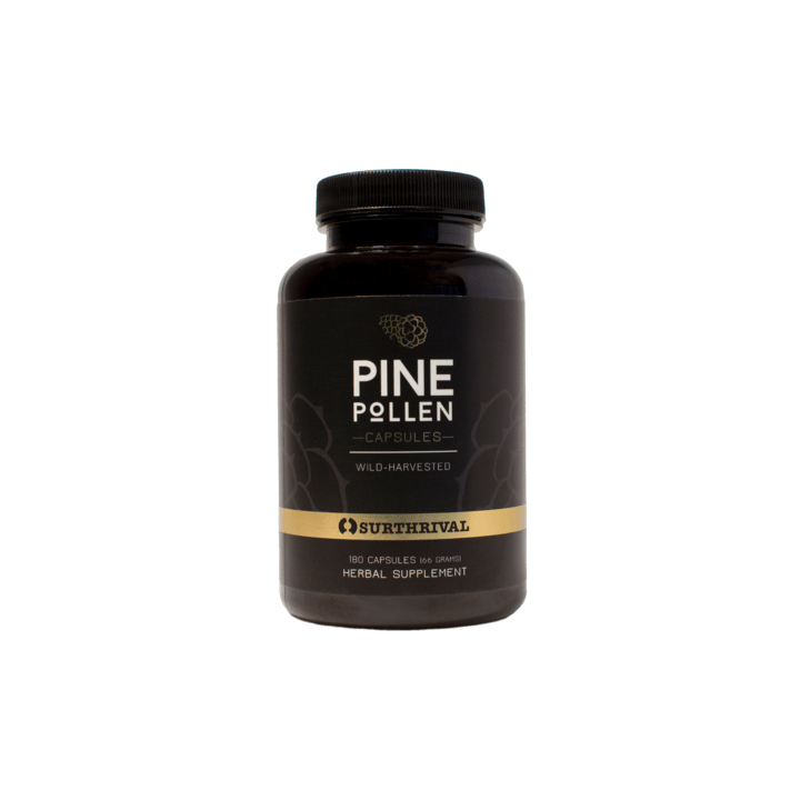 Pine Pollen - 180 Capsules Default Category SurThrival 
