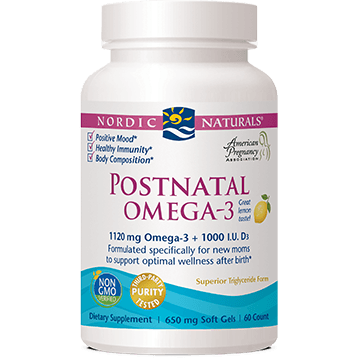 Postnatal Omega-3 - 60 softgels Default Category Nordic Naturals 