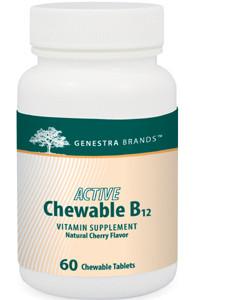ACTIVE Chewable B12 - 60 Tablets Default Category Genestra 