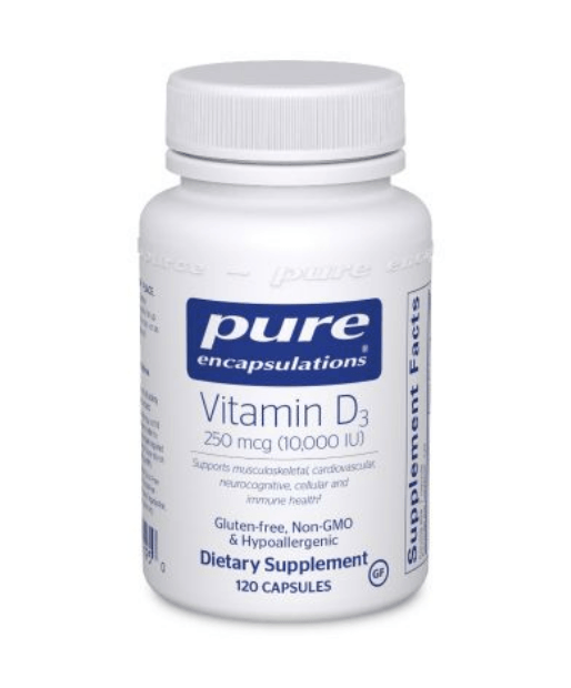Vitamin D3 10,000 IU Default Category Pure Encapsulations 
