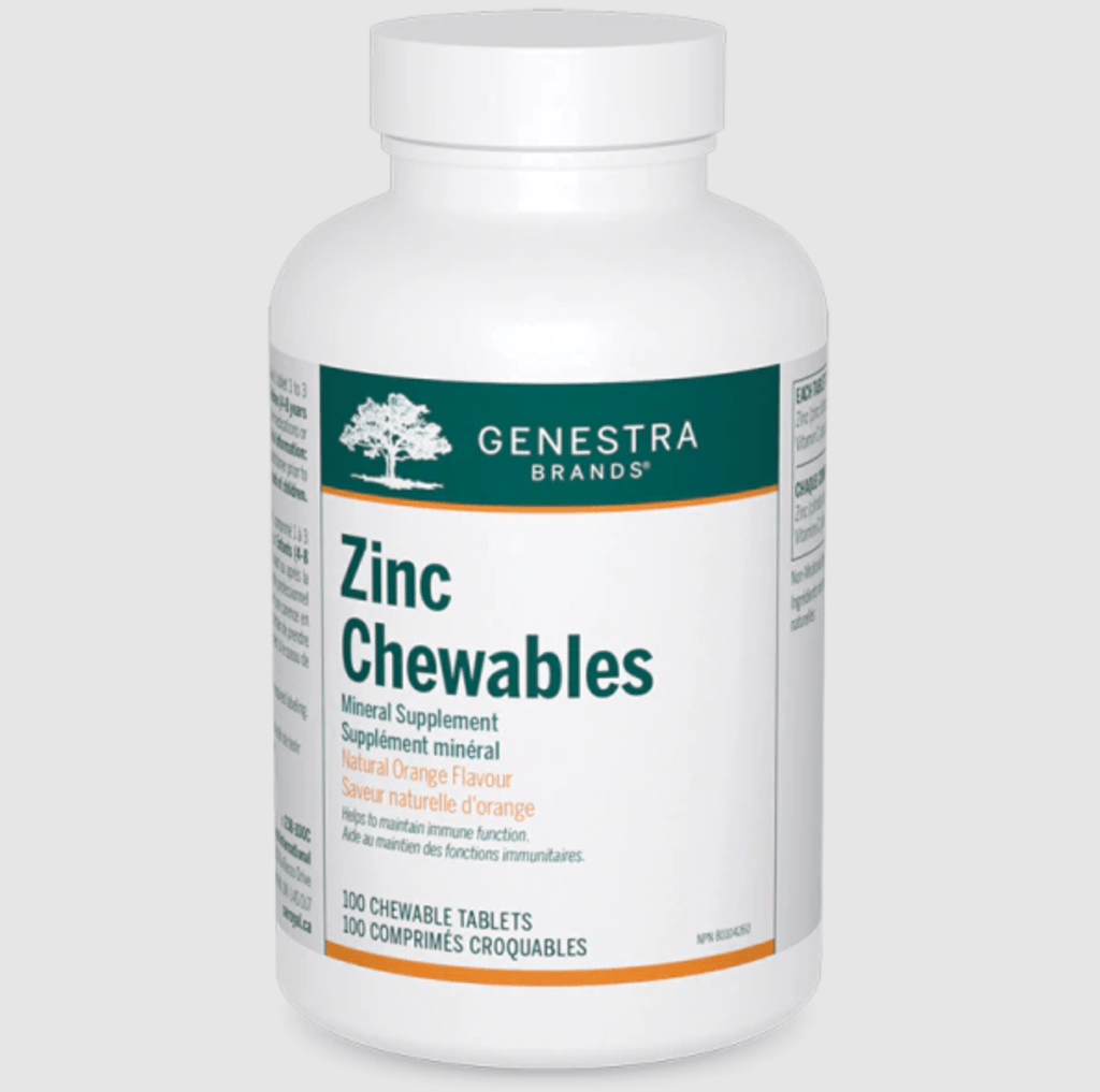Zinc Chewables - 100 Chewable Tablets Default Category Genestra 
