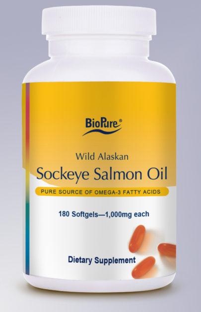 Sockeye Salmon Oil – 180 Softgels Default Category BioPure 