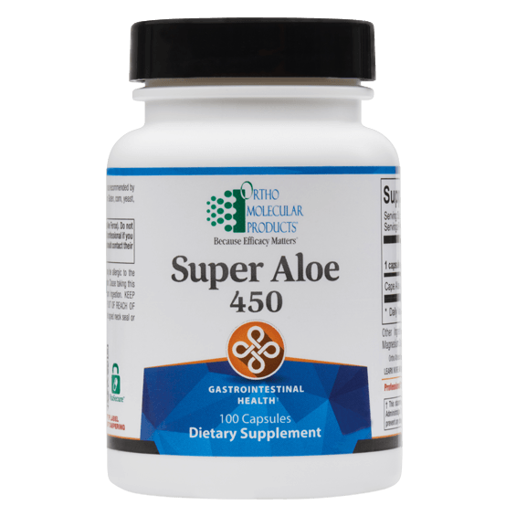 Super Aloe 450 Default Category Ortho Molecular 100 capsules 