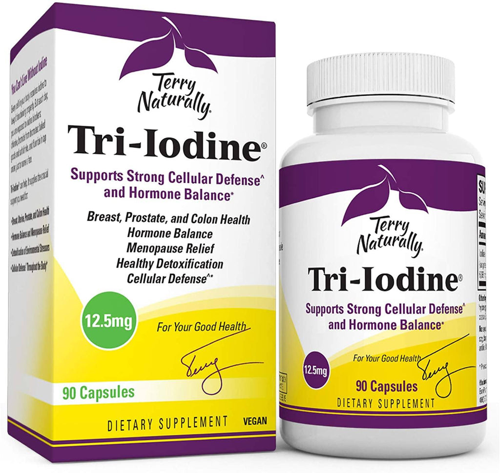 Tri-Iodine 12.5 mg Default Category Terry Naturally 90 Capsules 