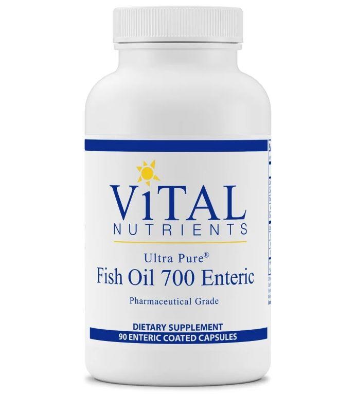 Ultra Pure® Fish Oil 700 Enteric Coated - 90 Capsules Default Category Vital Nutrients 