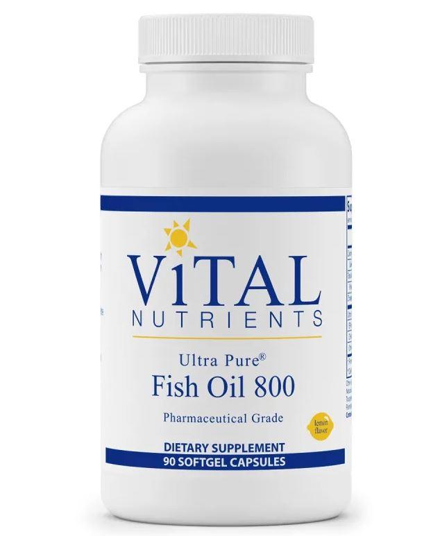 Ultra Pure® Fish Oil 800 - 90 Softgels Default Category Vital Nutrients 