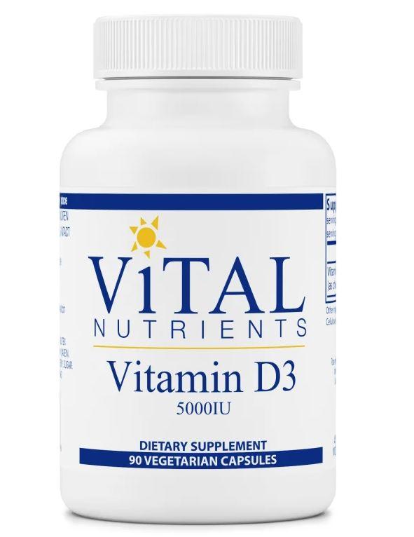 Vitamin D3 5000iu - 90 Capsules Default Category Vital Nutrients 