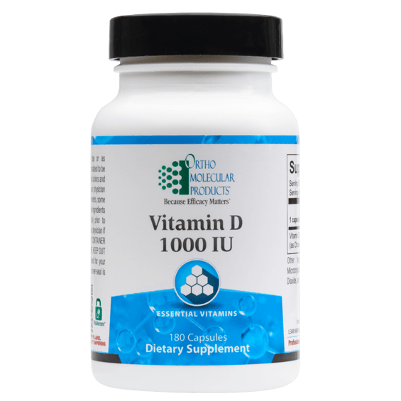 Vitamin D 1,000 IU - 180 Capsules Default Category Ortho Molecular 