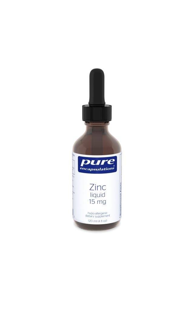 Zinc Liquid 15 mg - 120 ml Default Category Pure Encapsulations 