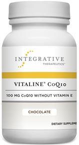 Vitaline CoQ10 w/o Vitamin E 100mg Default Category Integrative Therapeutics 30 Chocolate Chews 