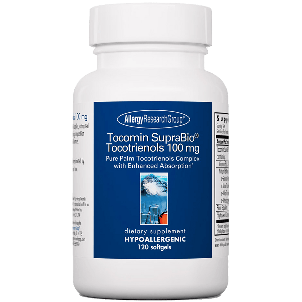 Tocomin SupraBio® Tocotrienols 100 mg Default Category Allergy Research Group 120 Softgels 