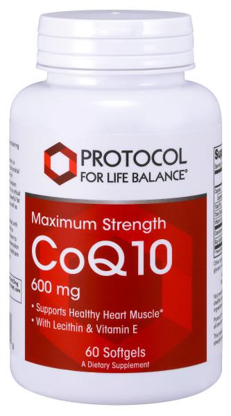 CoQ10 600mg - 60 Softgels Default Category Protocol for Life Balance 