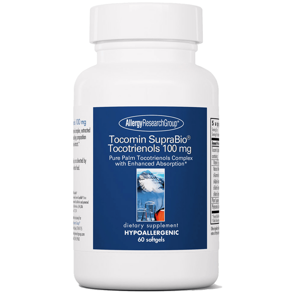 Tocomin SupraBio® Tocotrienols 100 mg Default Category Allergy Research Group 60 Softgels 