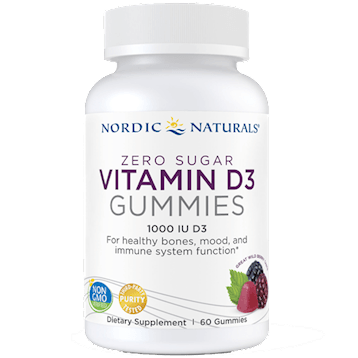 Zero Sugar Vitamin D3 - 60 Gummies Default Category Nordic Naturals 
