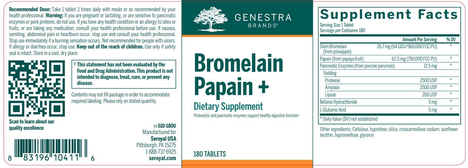 Bromelain Papain+ Healthy Habits Living