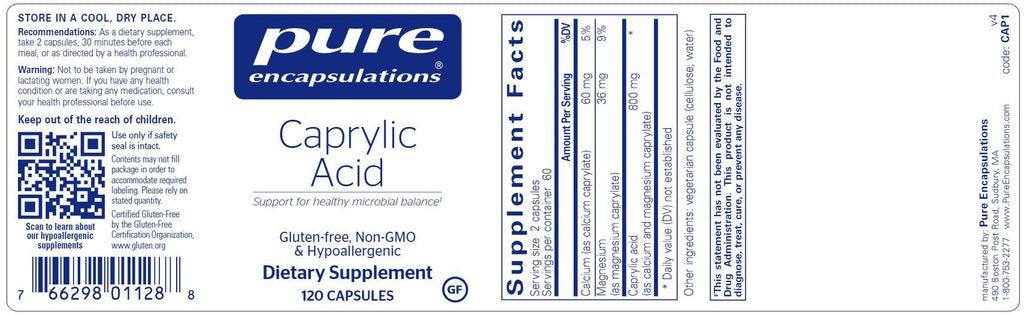 Caprylic Acid Default Category Pure Encapsulations 