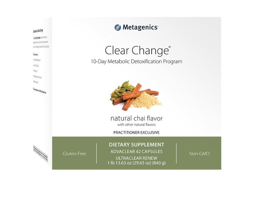 Clear Change Program with UltraClear RENEW Default Category Metagenics 10 day Chai 