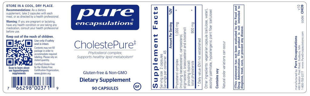CholestePure Default Category Pure Encapsulations 90 Capsules 