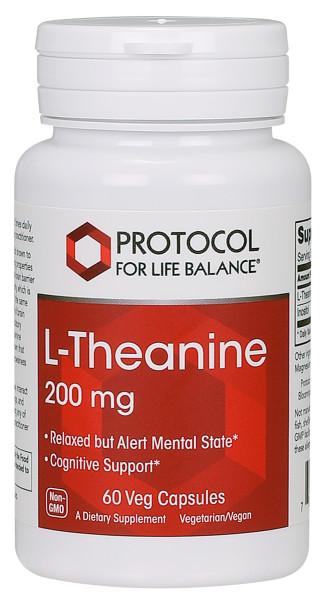 L-Theanine 200 mg - 60 Veg Capsules Default Category Protocol for Life Balance 