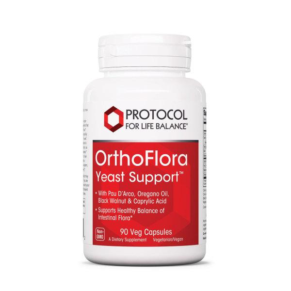 OrthoFlora Yeast Support™ - 90 Capsules Default Category Protocol for Life Balance 