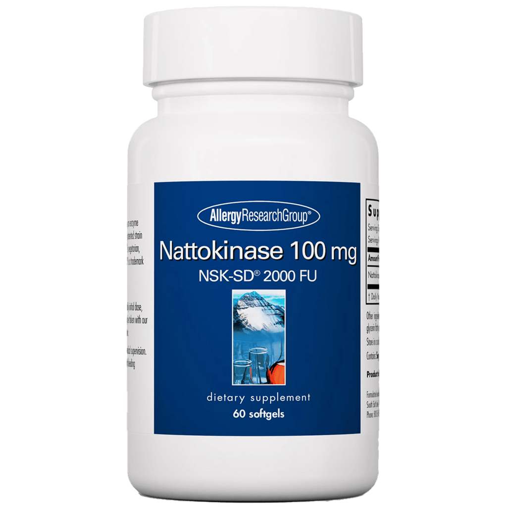 Nattokinase 100 mg NSK-SD® Default Category Allergy Research Group 60 Softgels 