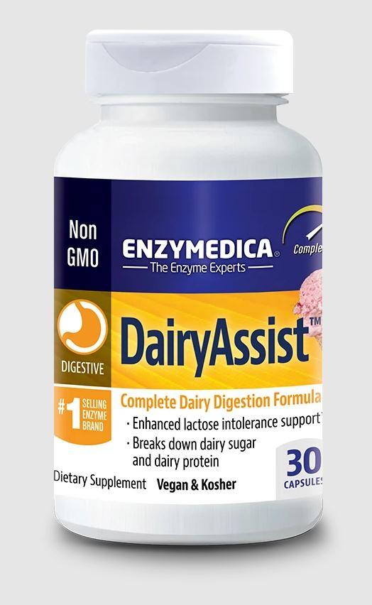 DairyAssist™ - 30 Capsules Default Category Enzymedica 