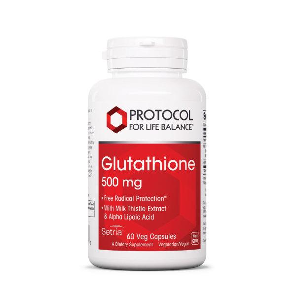 Glutathione 500mg - 60 Capsules Default Category Protocol for Life Balance 