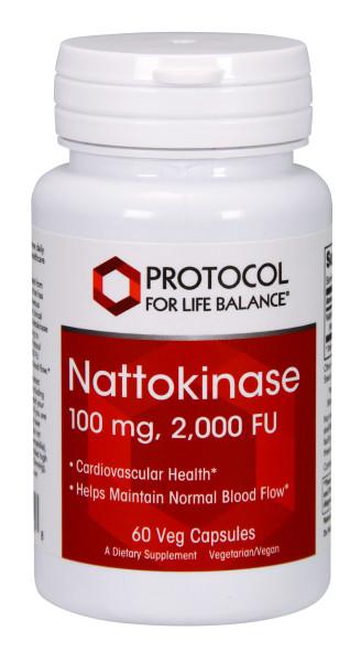 Nattokinase 100mg - 60 Capsules Default Category Protocol for Life Balance 