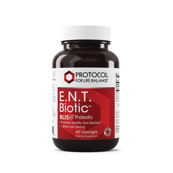 E.N.T. Biotic™ - 60 Lozenges Default Category Protocol for Life Balance 