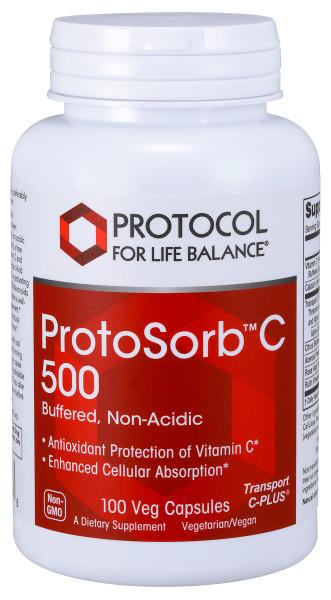 ProtoSorb™ C-500 - 100 Veg Capsules Default Category Protocol for Life Balance 