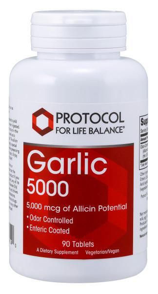 Garlic 5,000 - 90 Tablets Default Category Protocol for Life Balance 