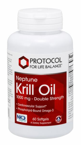 Neptune Krill Oil 1,000mg - 60 Softgels Default Category Protocol for Life Balance 