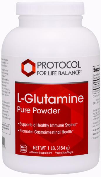 L-Glutamine Pure Powder - 454 Grams Default Category Protocol for Life Balance 