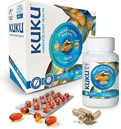 Kuku High Strength Combination - 60 Oil Capsules (37,000mg) + 60 Powder Capsules (12,500mg) Deep Blue Health 