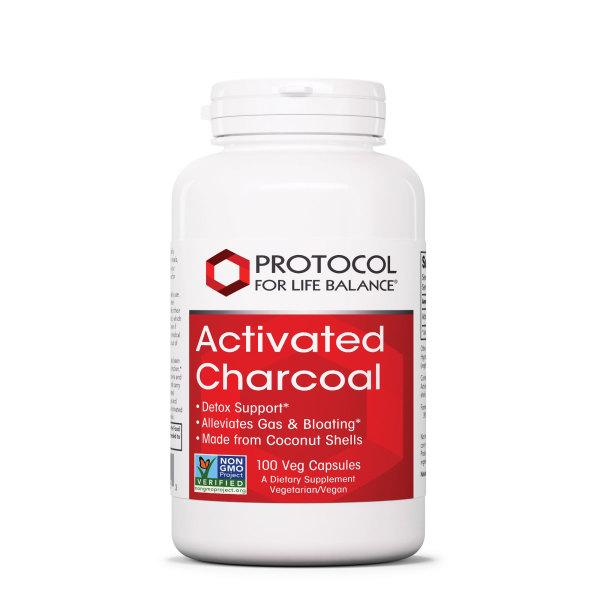 Activated Charcoal - 100 Capsules Default Category Protocol for Life Balance 