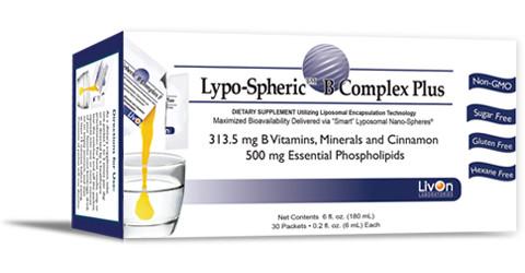 Lypo-Spheric B-Complex Plus - 1 Box / 30 packets LivOn 
