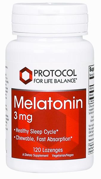 Melatonin 3mg - 120 Lozenges Default Category Protocol for Life Balance 