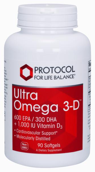 Ultra Omega 3-D™ - 90 Softgels Default Category Protocol for Life Balance 