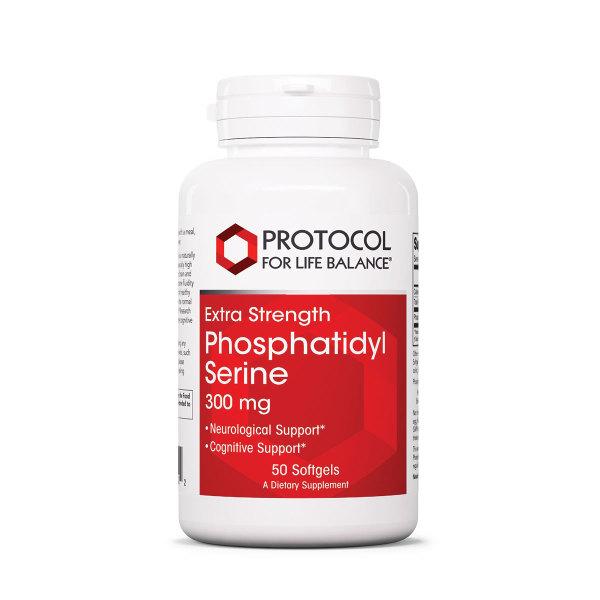 Extra Strength Phosphatidyl Serine 300 mg - 50 Softgels Default Category Protocol for Life Balance 