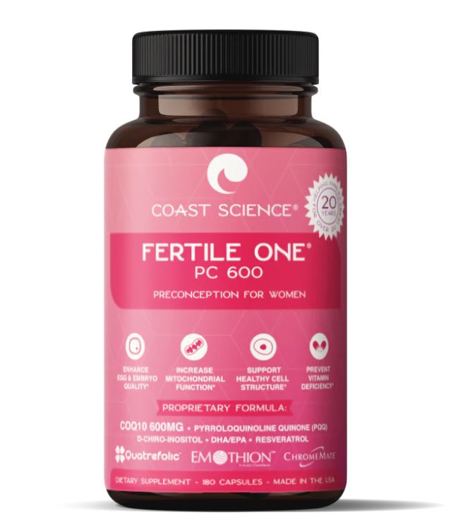 Fertile One® PC 600 Preconception Formula - 180 capsules Default Category Coast Science 