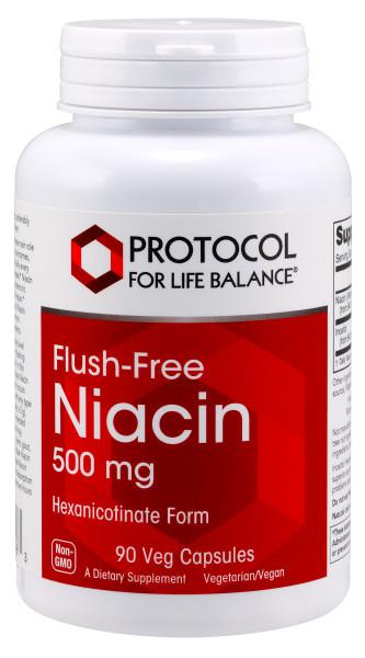 Flush Free Niacin 500mg - 90 Capsules Default Category Protocol for Life Balance 