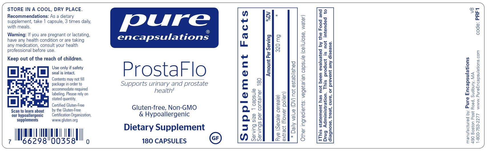 ProstaFlo - 180 Capsules | Healthy Habits Living