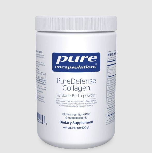 PureDefense Collagen w/ Bone Broth Powder - 400 Grams Pure Encapsulations 