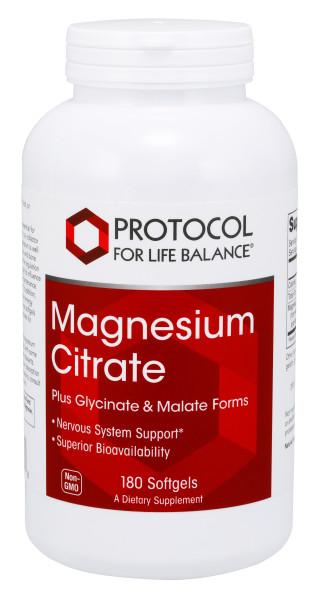 Magnesium Citrate - 180 Softgels Default Category Protocol for Life Balance 