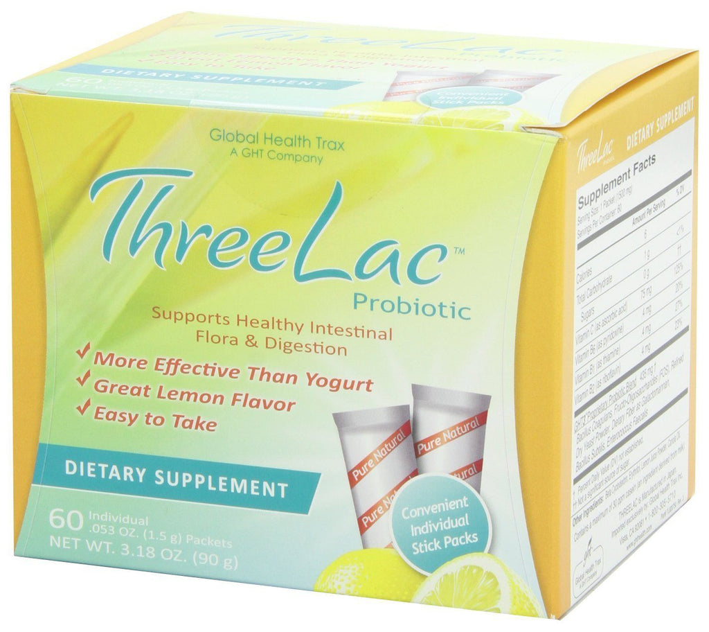ThreeLac - 60 Packets Default Category Global Health Trax 
