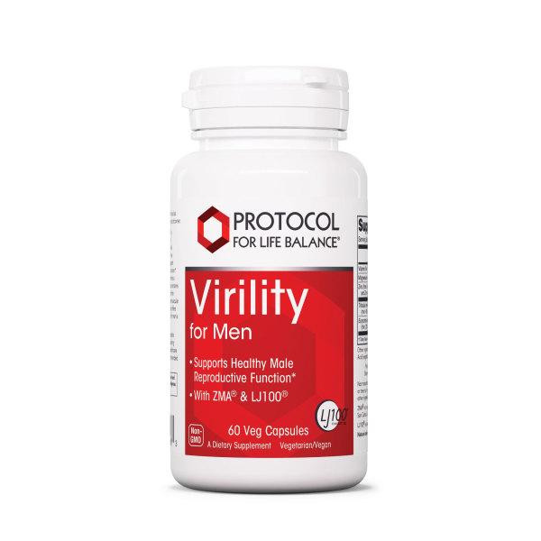 Virility For Men - 60 Veg Capsules Default Category Protocol for Life Balance 